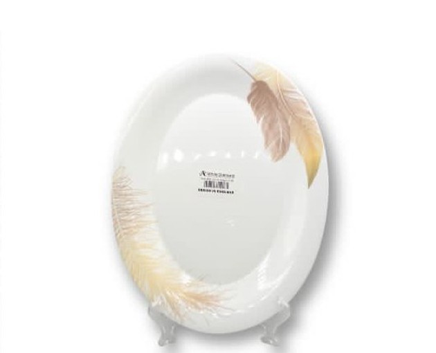 PARS OPAL oval plate big 35.5cm